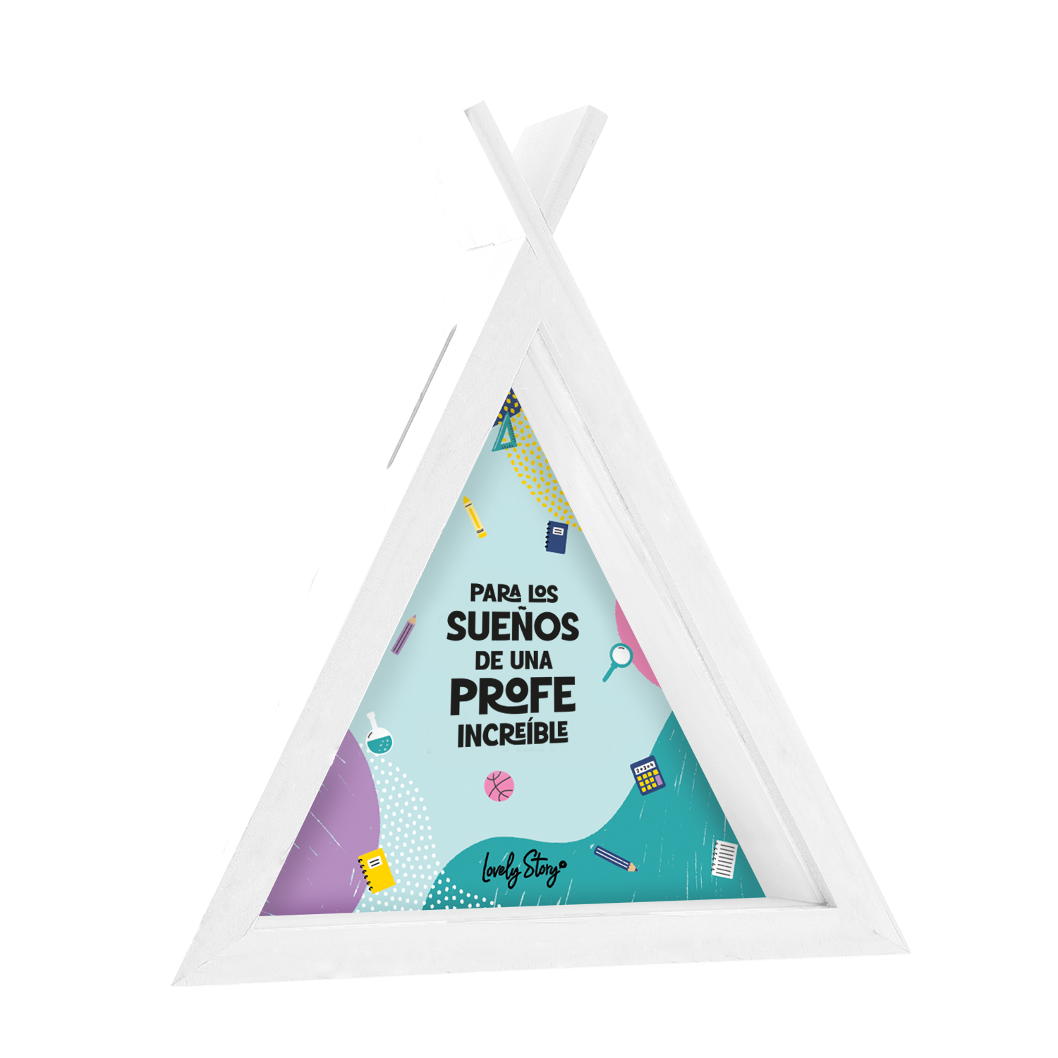 Hucha de Madera Tipi – Profe | Lovely Story
