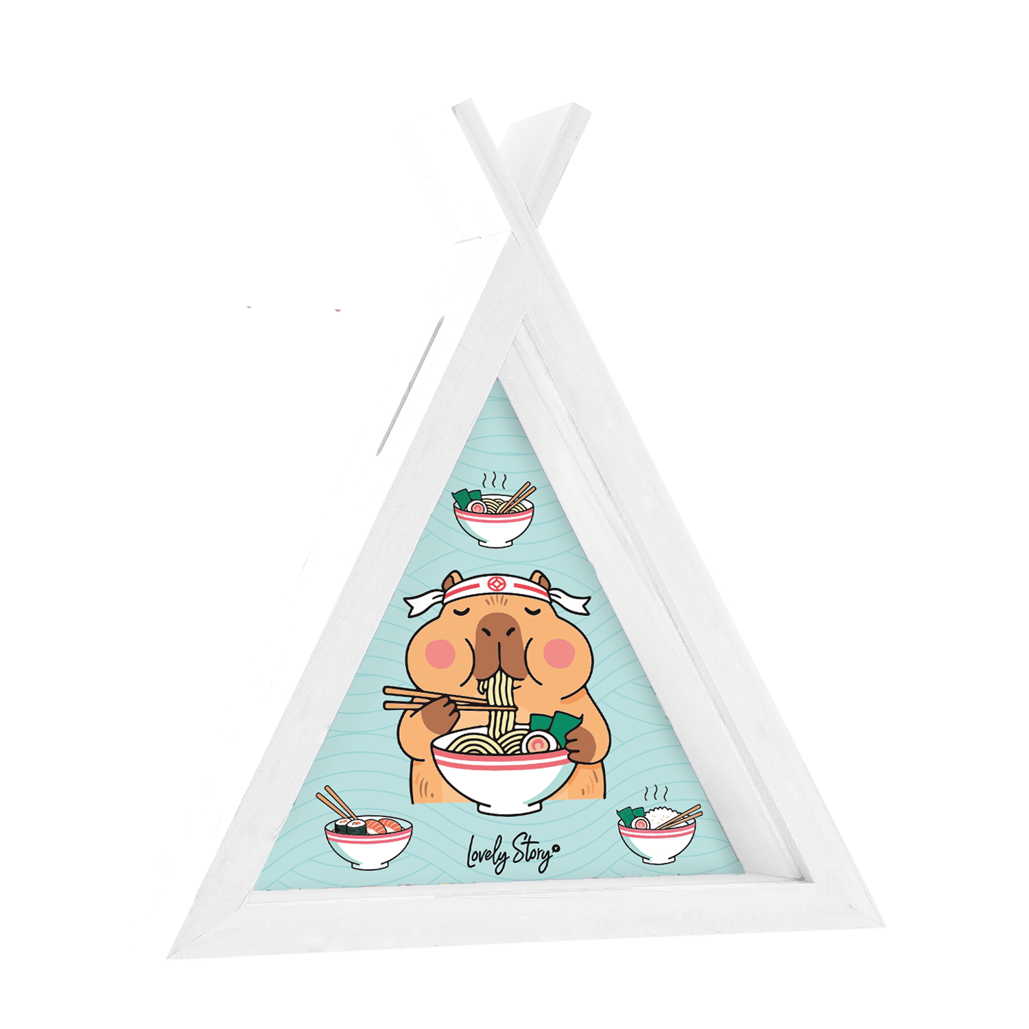 Hucha de Madera Tipi – Capibara Time | Lovely Story