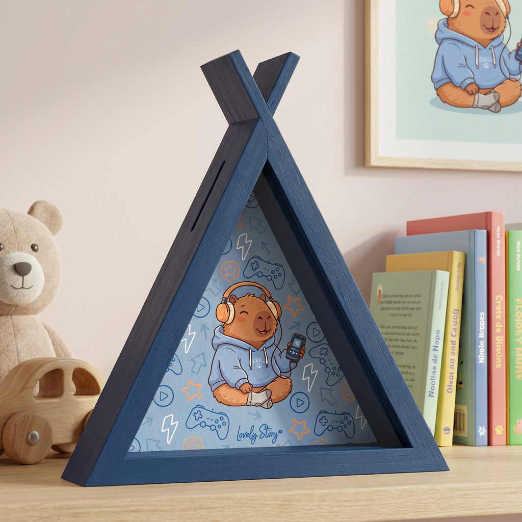 Hucha tipi - Capi Gamer - Dark Blue