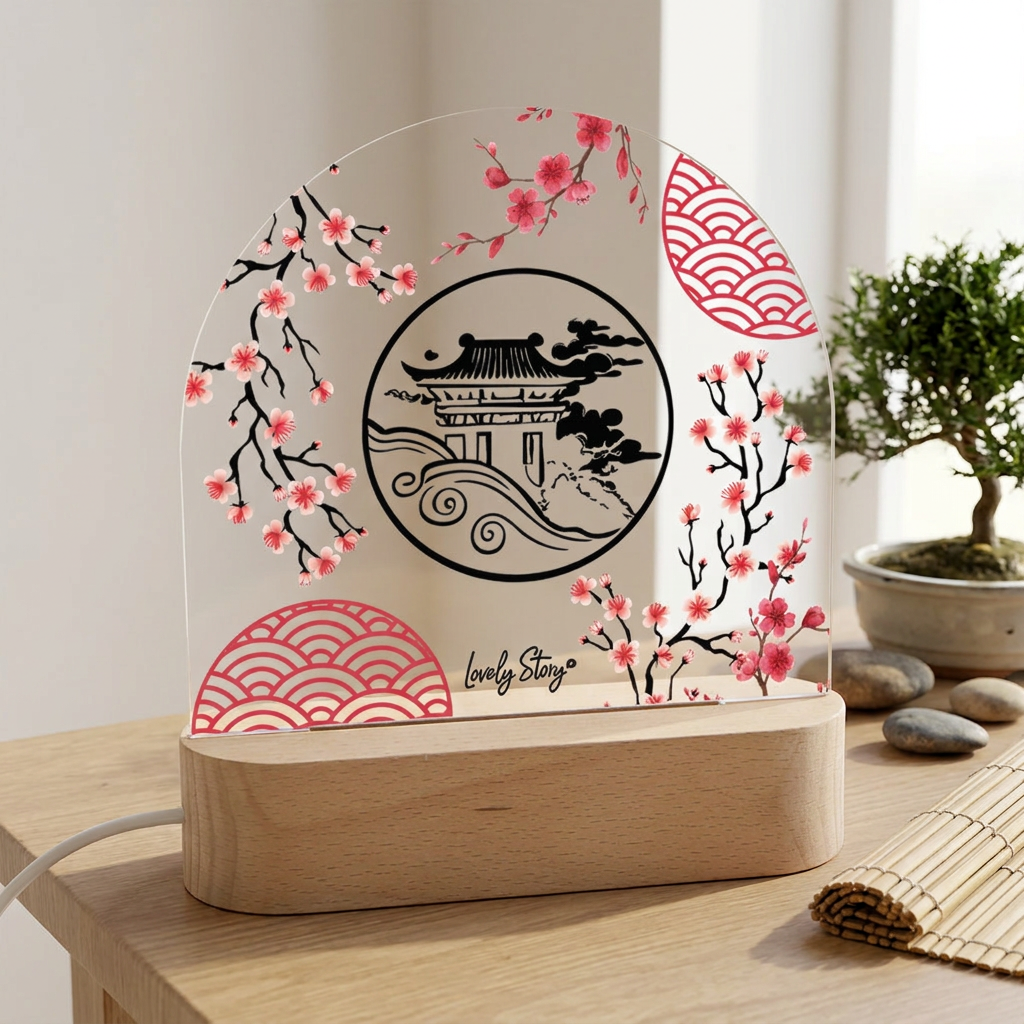 Lámpara de madera - Kyoto