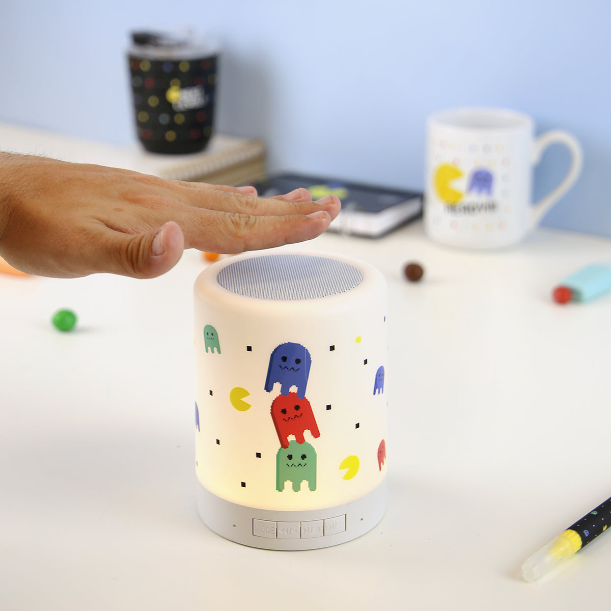 Lámpara Altavoz - Retro Pixel