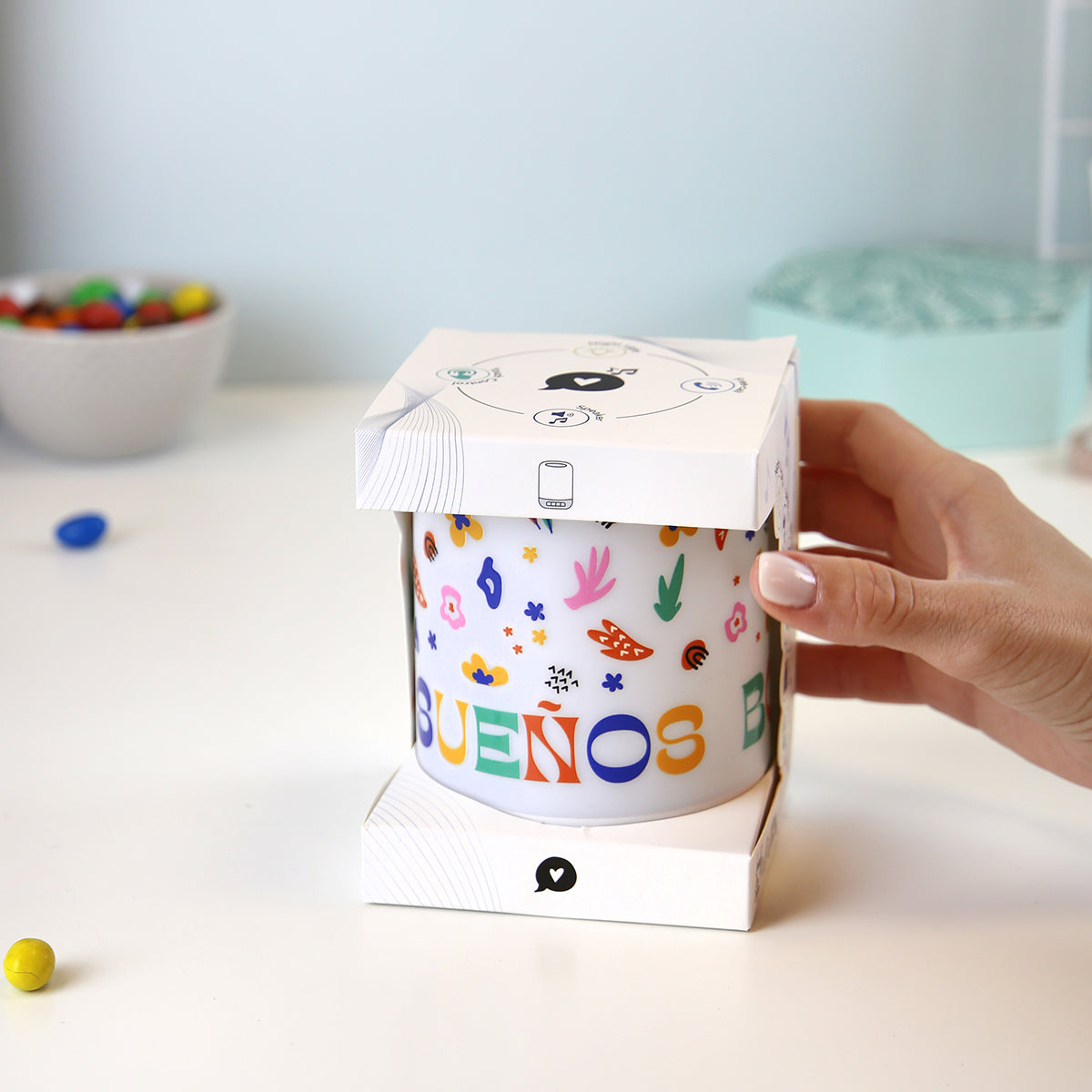 Lámpara Altavoz - Happy Bloom