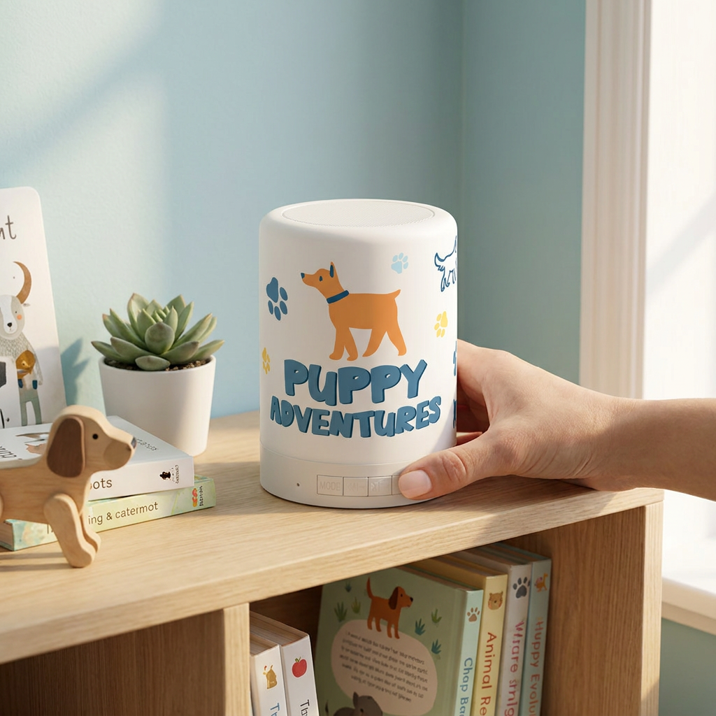 Lámpara altavoz Bluetooth - Puppy Adventures