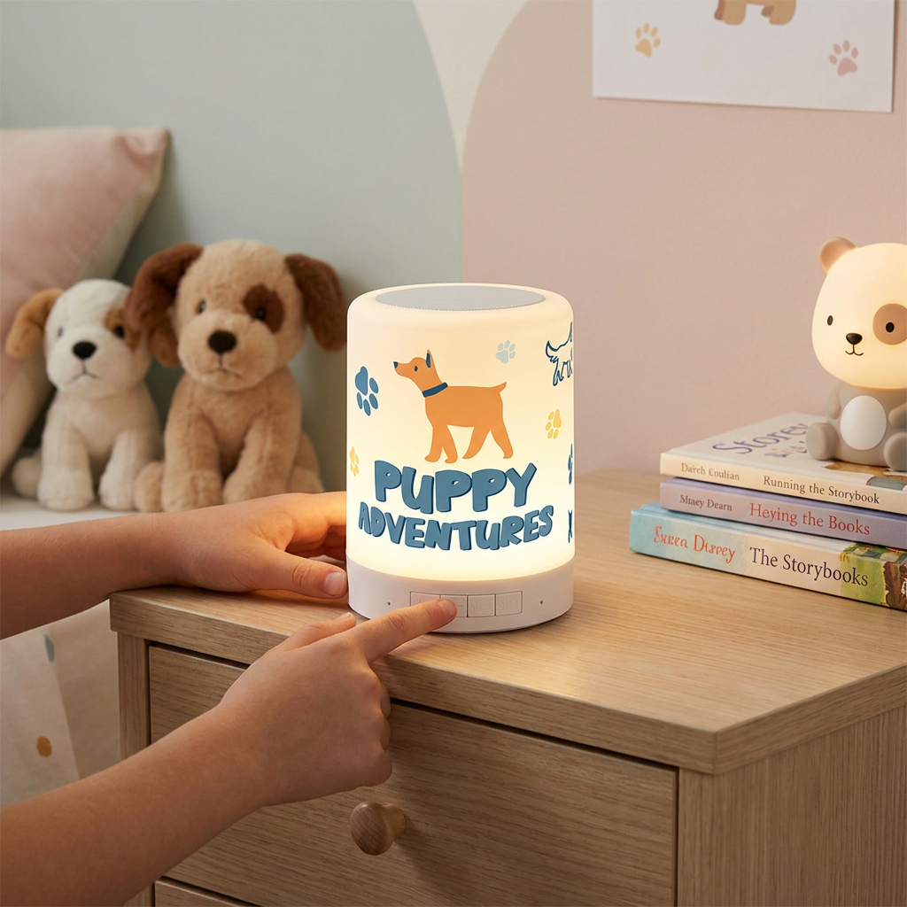 Lámpara altavoz Bluetooth - Puppy Adventures