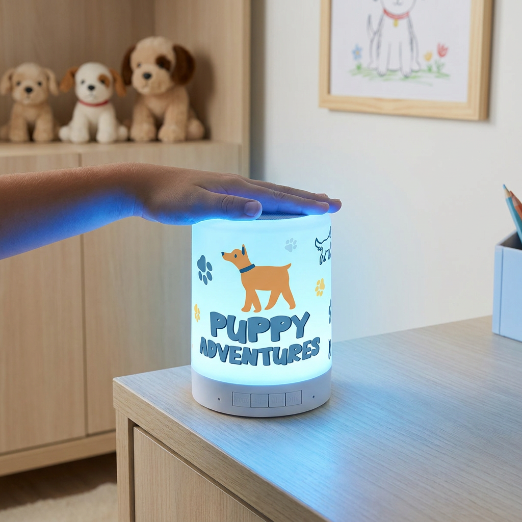 Lámpara altavoz Bluetooth - Puppy Adventures