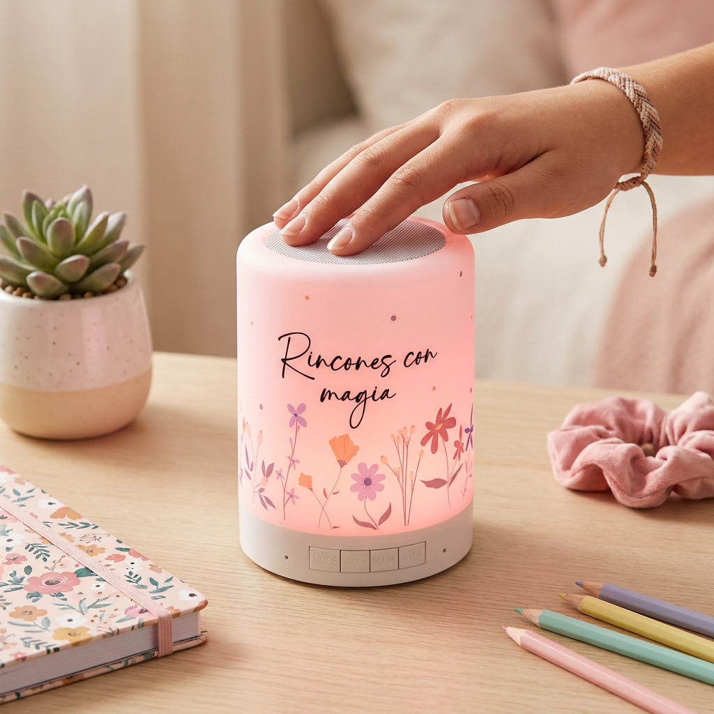 Lámpara Altavoz - Petal Whisper - Rincones con magia