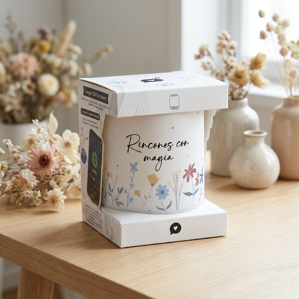Lámpara Altavoz - Petal Whisper - Rincones con magia