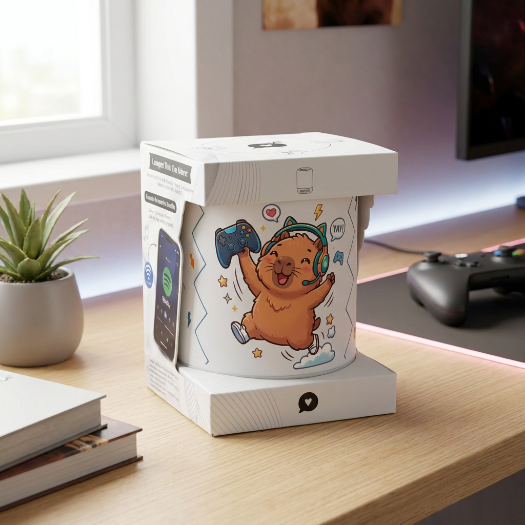 Lámpara altavoz Bluetooth - Capi Gamer