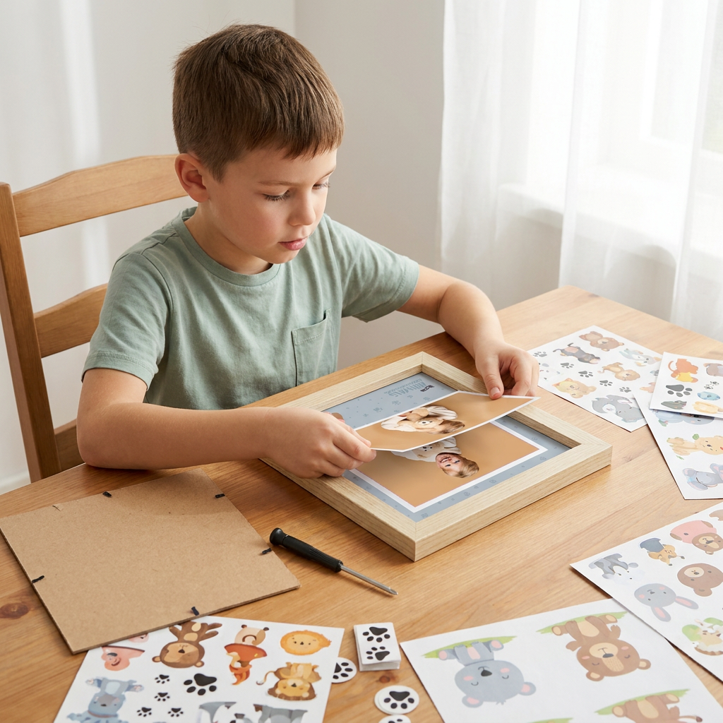 Marco de Madera Infantil – Oso | Aurea Kids