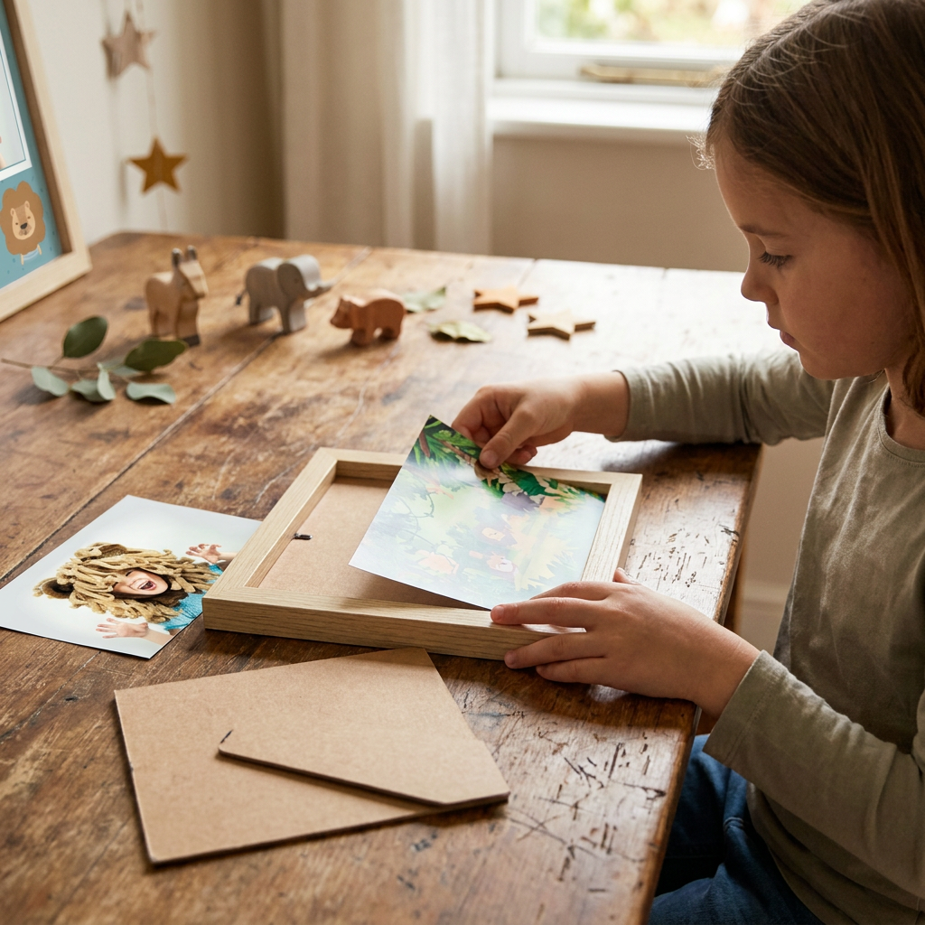 Marco de Madera Infantil – León | Aurea Kids