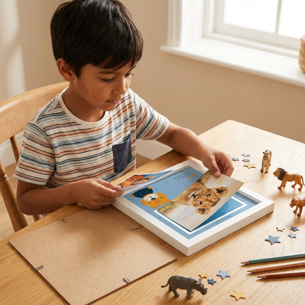 Marco de Madera Infantil – Tigre | Aurea Kids