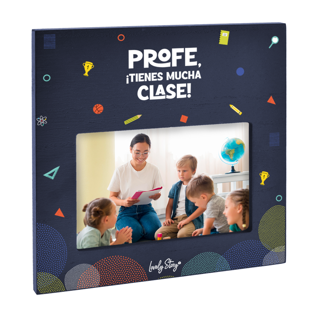 Marco de Madera – Profe, ¡tienes mucha clase! | Lovely Story