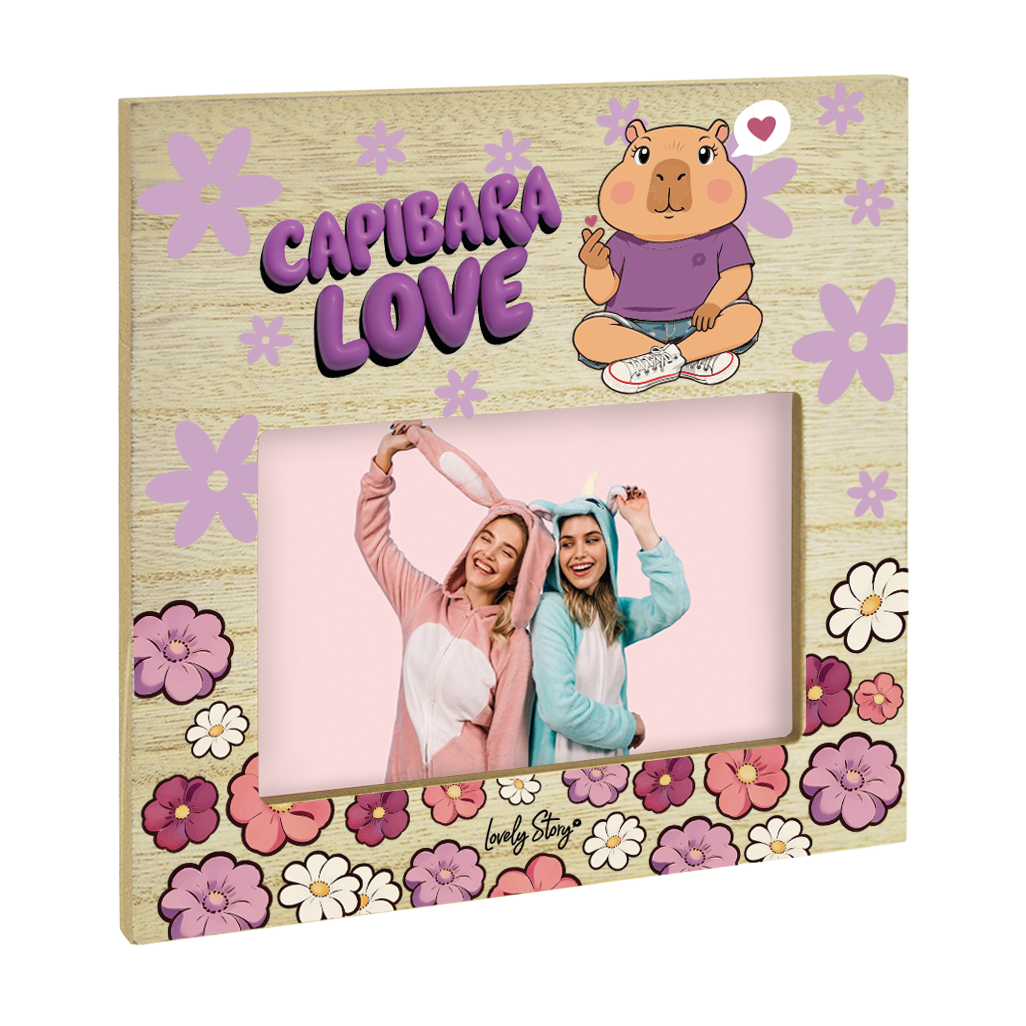 Marco de Madera – Capibara Time | Lovely Story