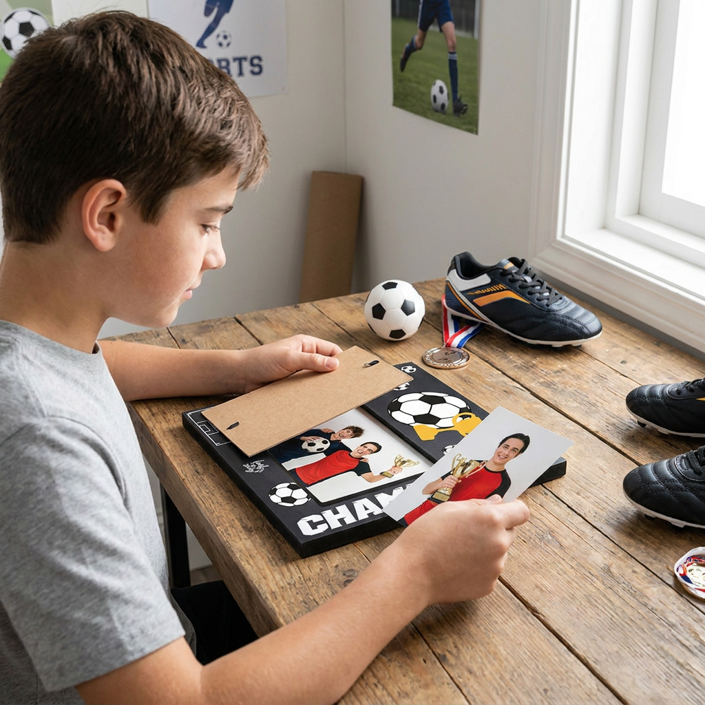 Marco de Madera – Football Match