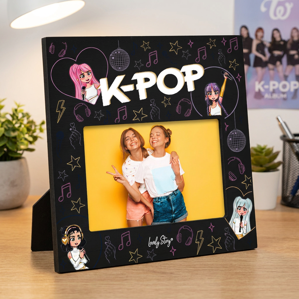 Marco de Madera – K-Pop | Lovely Story