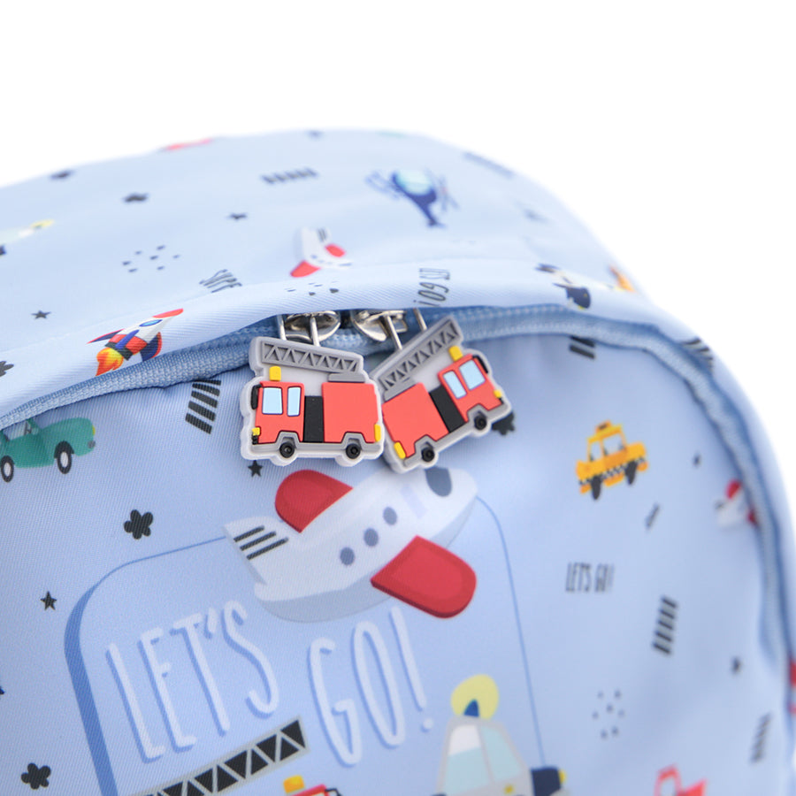 Mochila infantil escolar - Tiny Motors