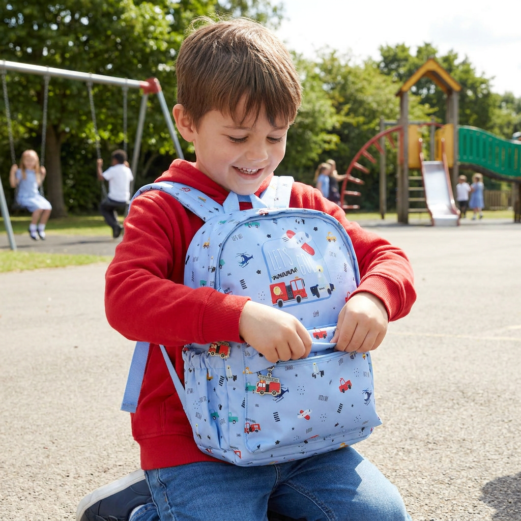 Mochila Infantil – Tiny Motors | Aurea Kids