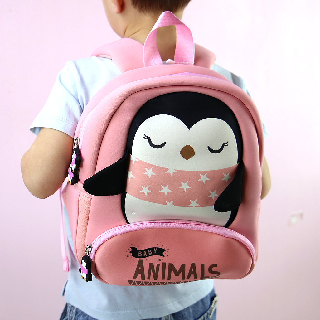 Mochila infantil 3D - Penguin