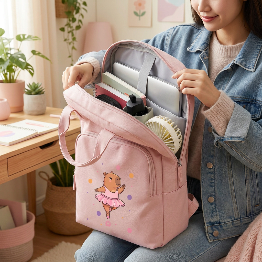 Mochila para portátil - Capi Ballet - Pink