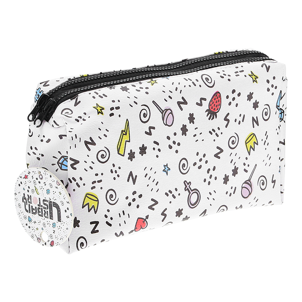 Neceser Estampado con Doble Cremallera