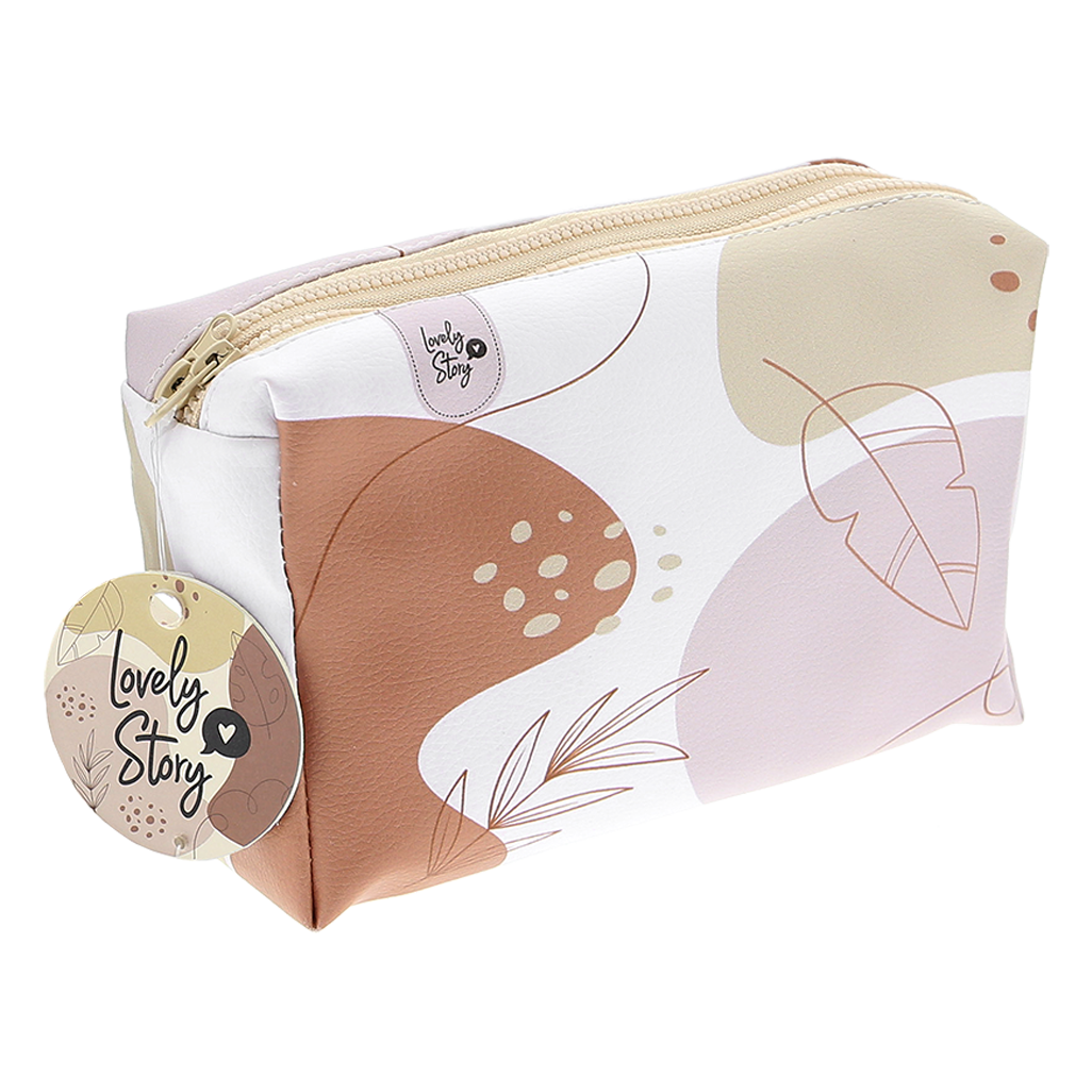 Neceser Estampado con Doble Cremallera