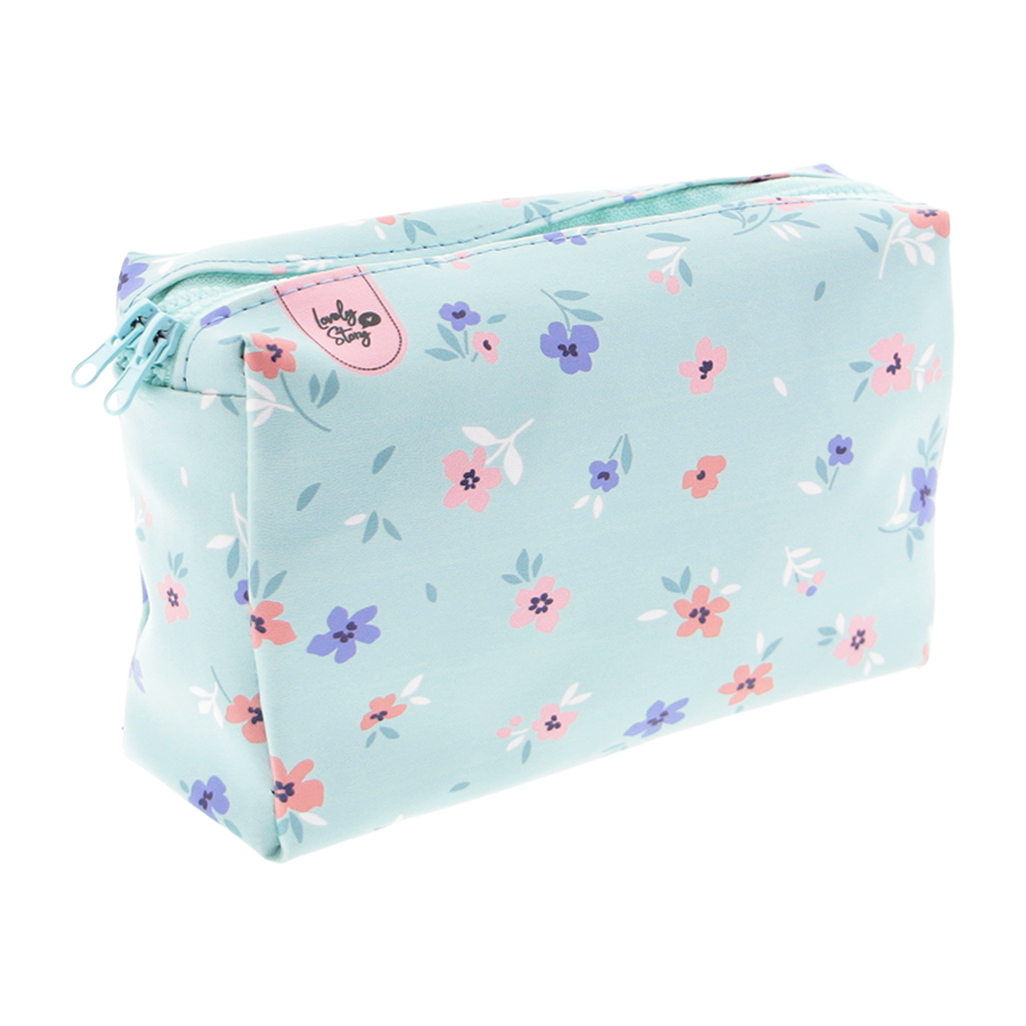 Neceser Estampado con Doble Cremallera