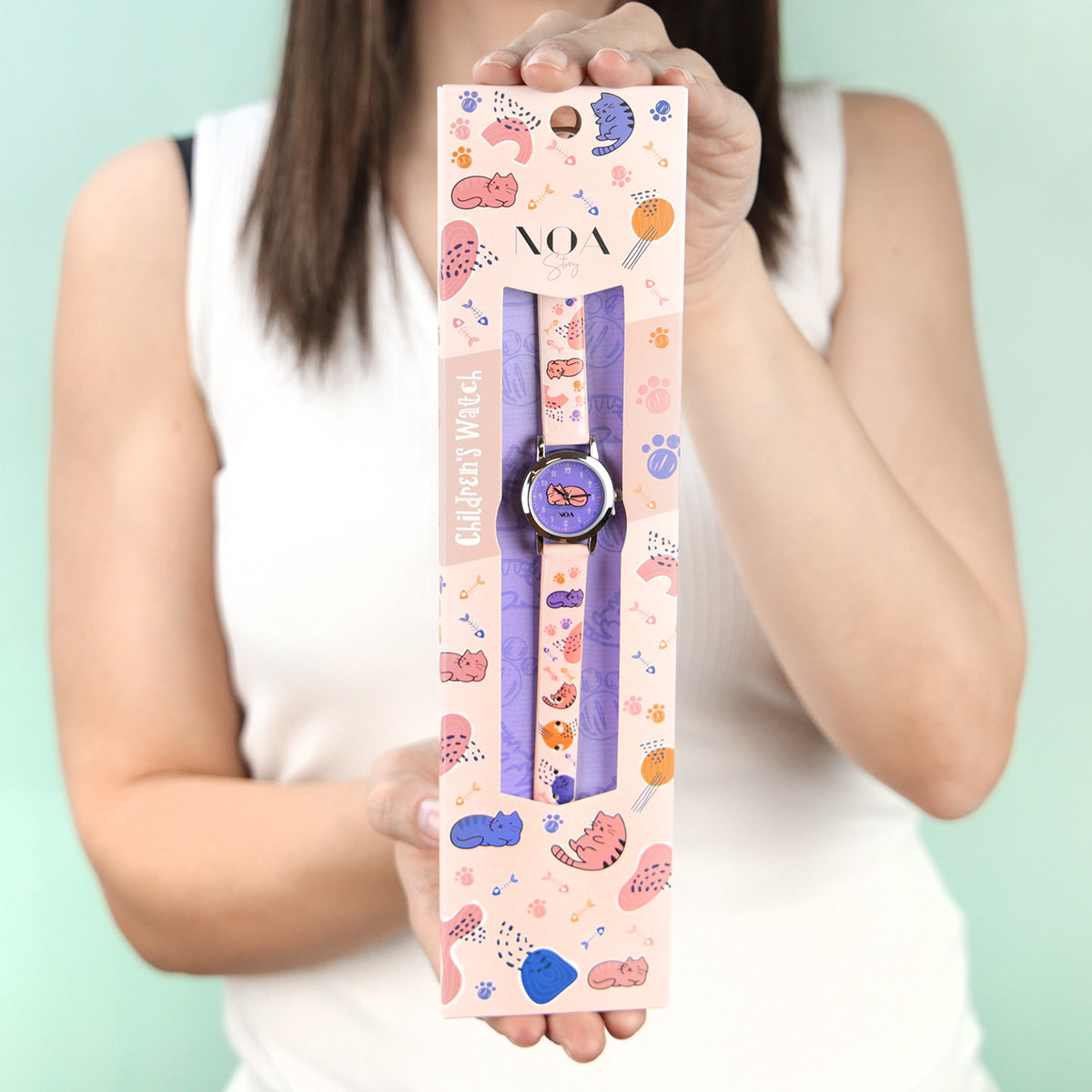 Reloj infantil Noa Kids - Gatos