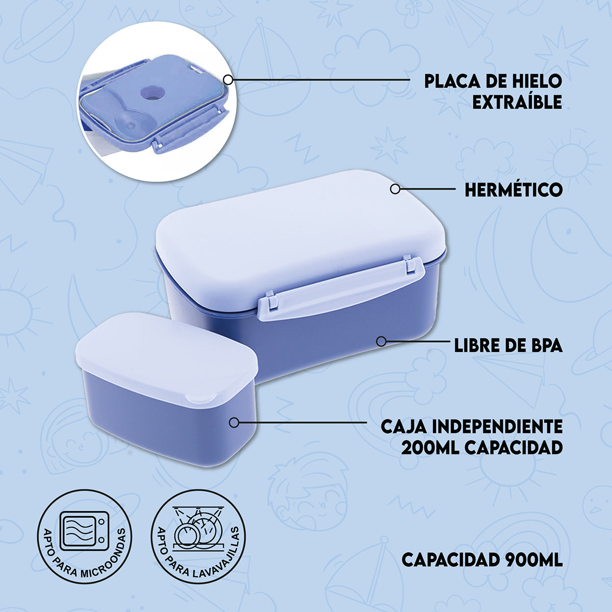 Tupper Hermético - Little Bugs