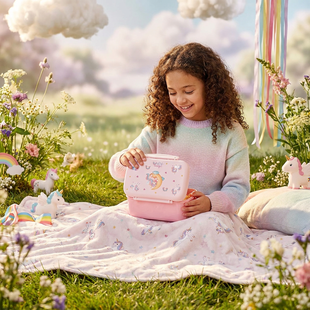 Portalimentos Hermético – Magic Unicorn | Aurea Kids