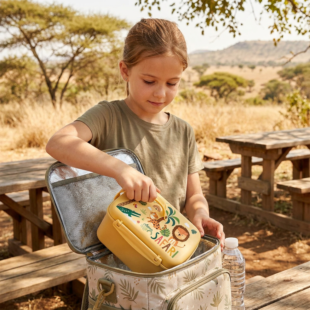 Portalimentos Hermético – Safari | Aurea Kids