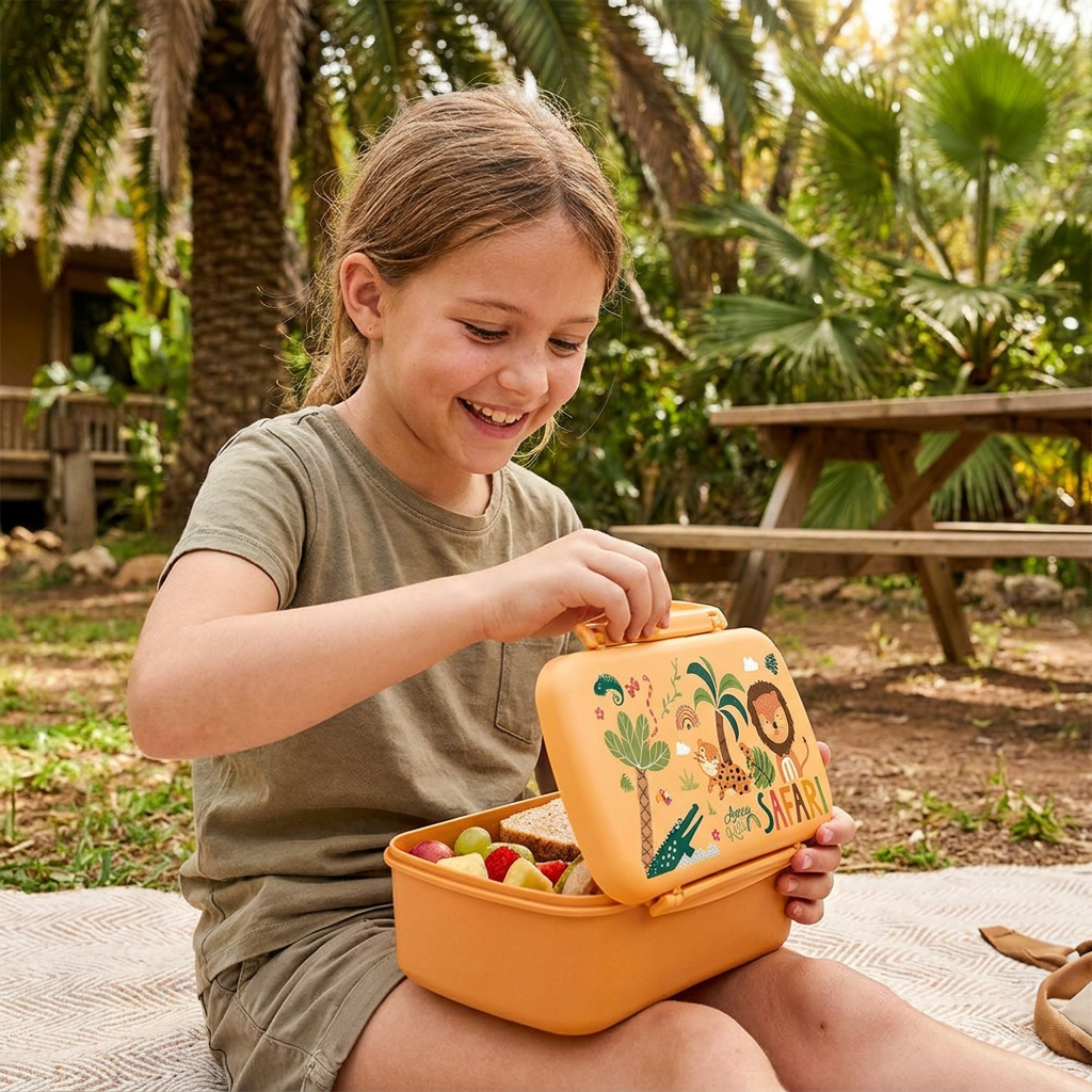 Portalimentos Hermético – Safari | Aurea Kids