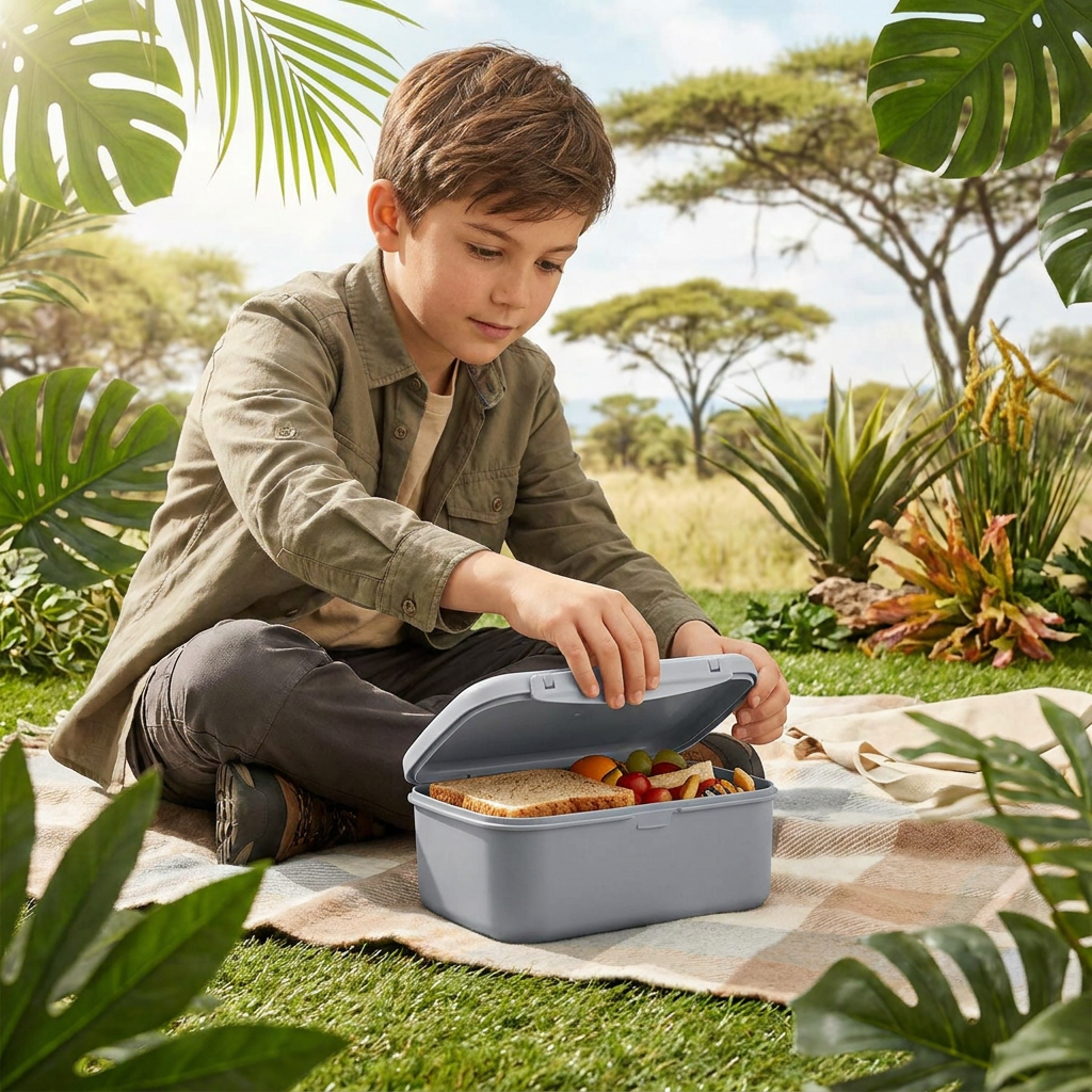 Portalimentos Hermético – Safari | Aurea Kids