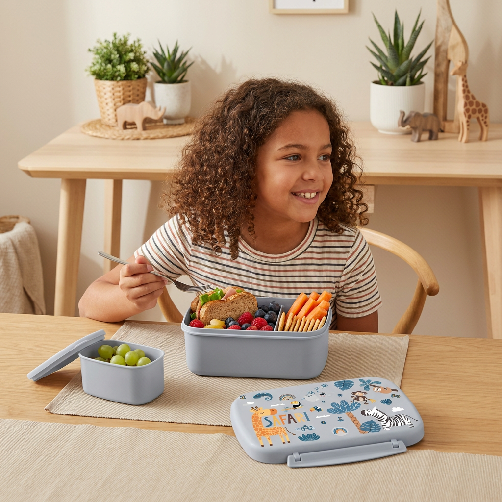 Portalimentos Hermético – Safari | Aurea Kids