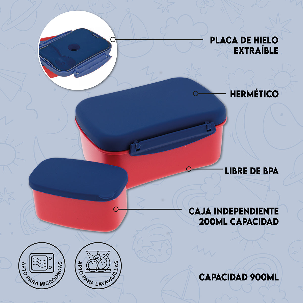 Tupper Hermético - Dino Land