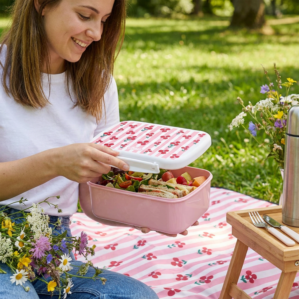 Portalimentos Hermético – Floral Picnic | Aurea
