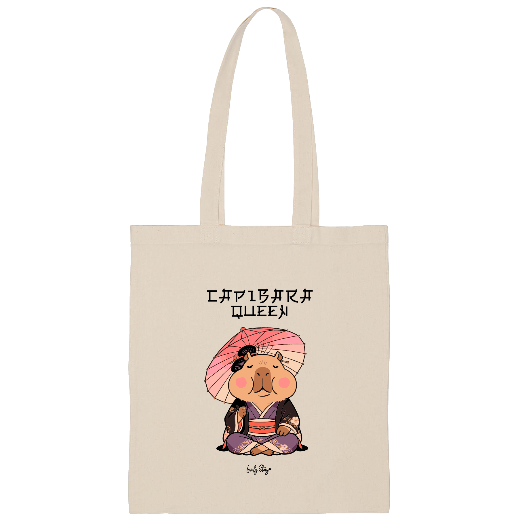 Tote Bag de Algodón – Capibara Time | Lovely Story