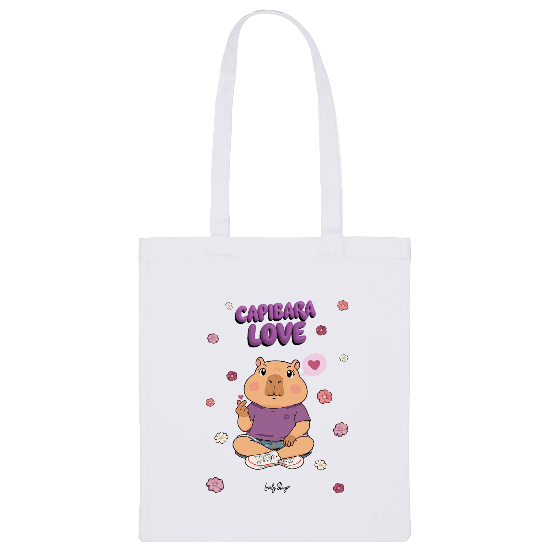Tote Bag de Algodón – Capibara Time | Lovely Story