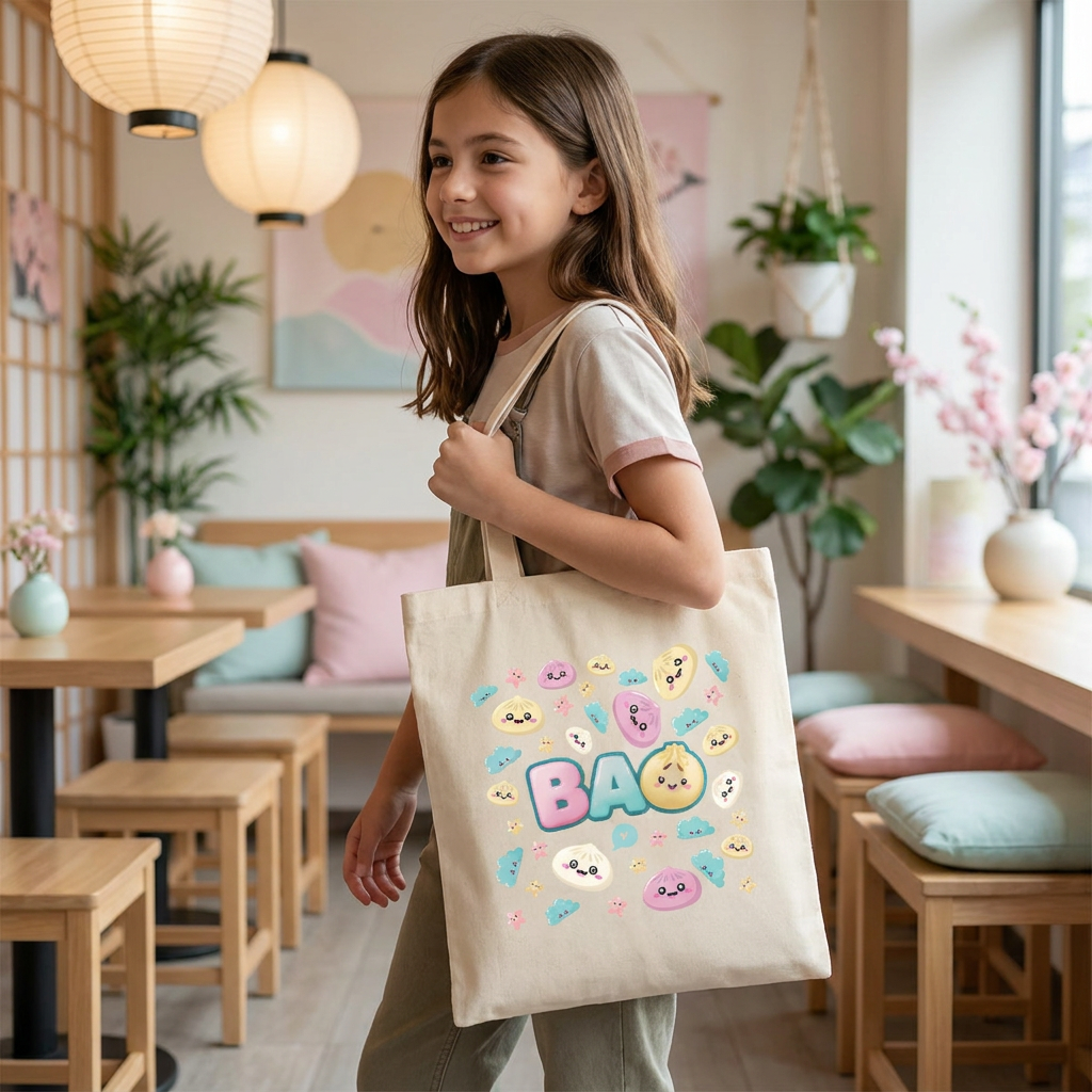 Tote Bag de Algodón – Lovely Bao | Lovely Story