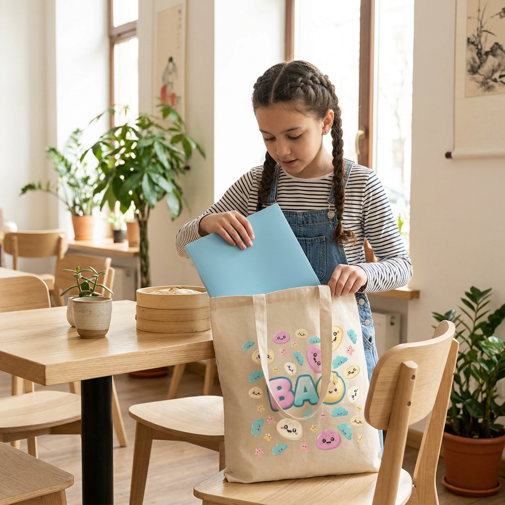 Tote Bag de Algodón – Lovely Bao | Lovely Story