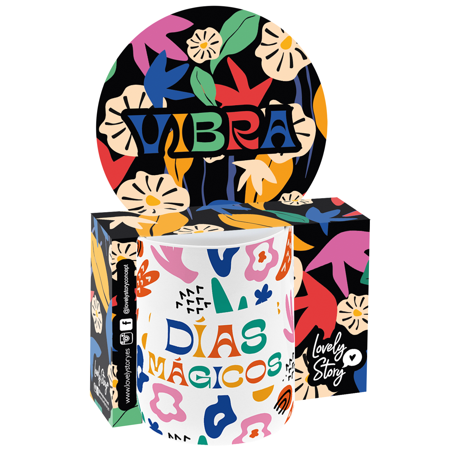 Taza 330ml - Happy Bloom