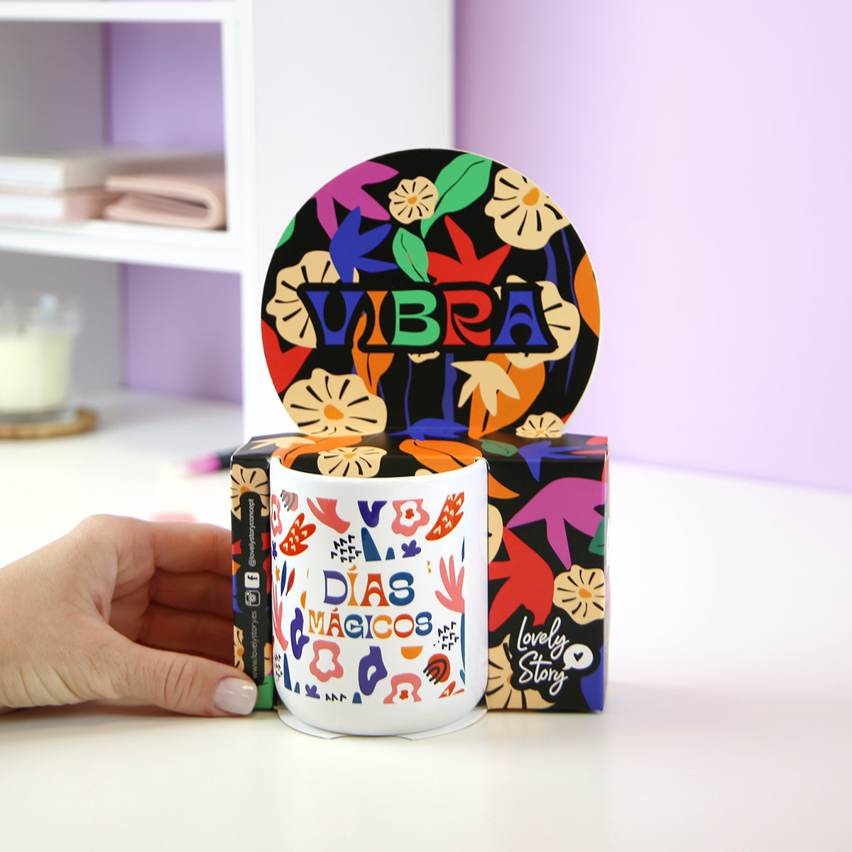 Taza 330ml - Happy Bloom