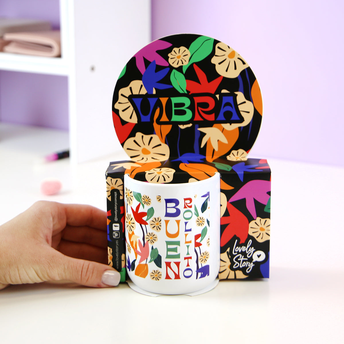 Taza 330ml - Happy Bloom