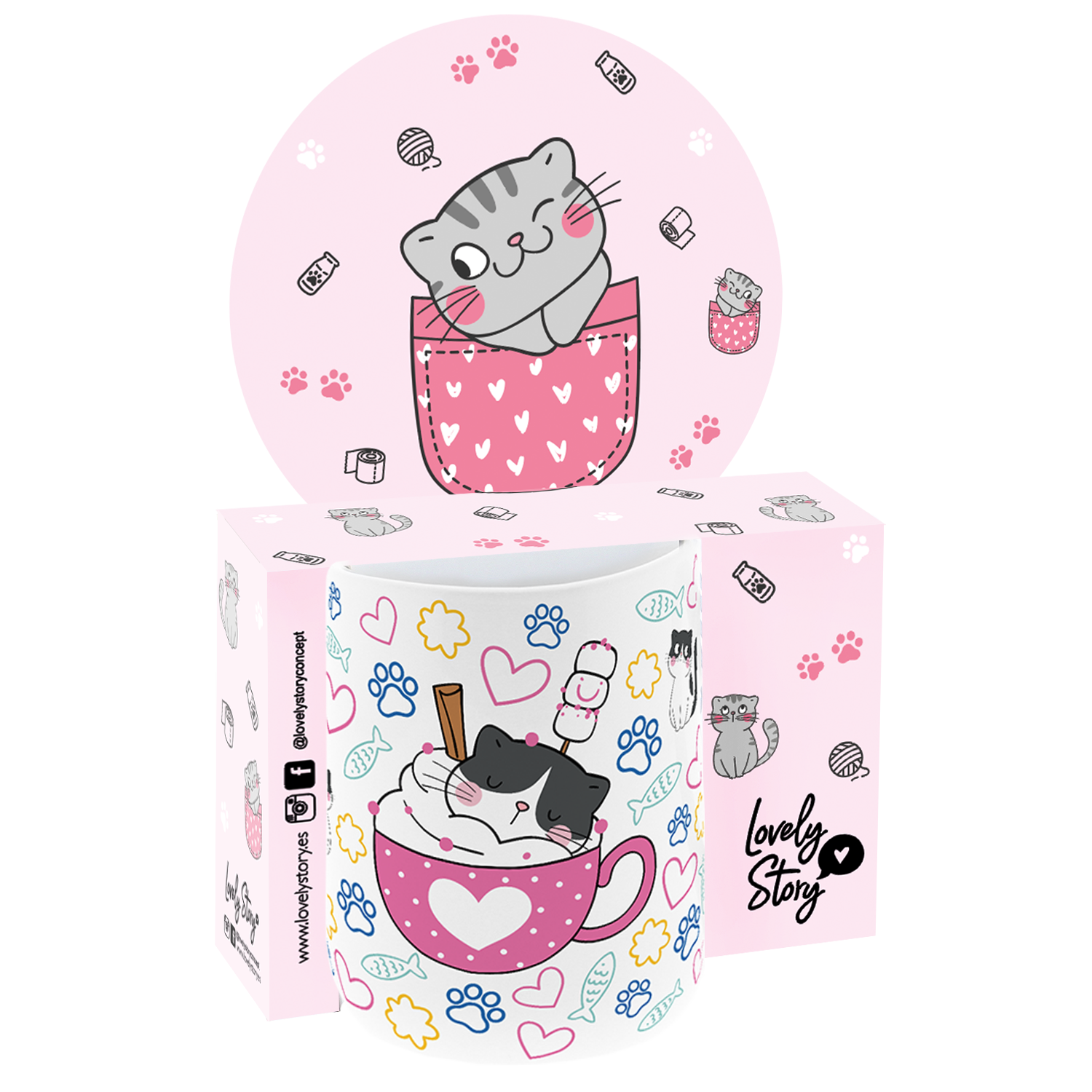 Taza 330ml - Kitty World
