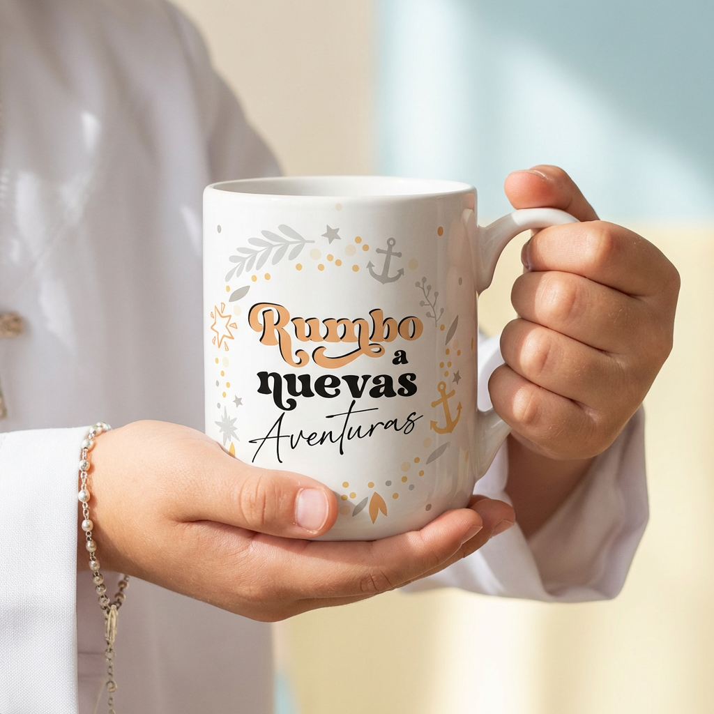 Taza 330ml con Piruleta – Especial Comunión | Lovely Story