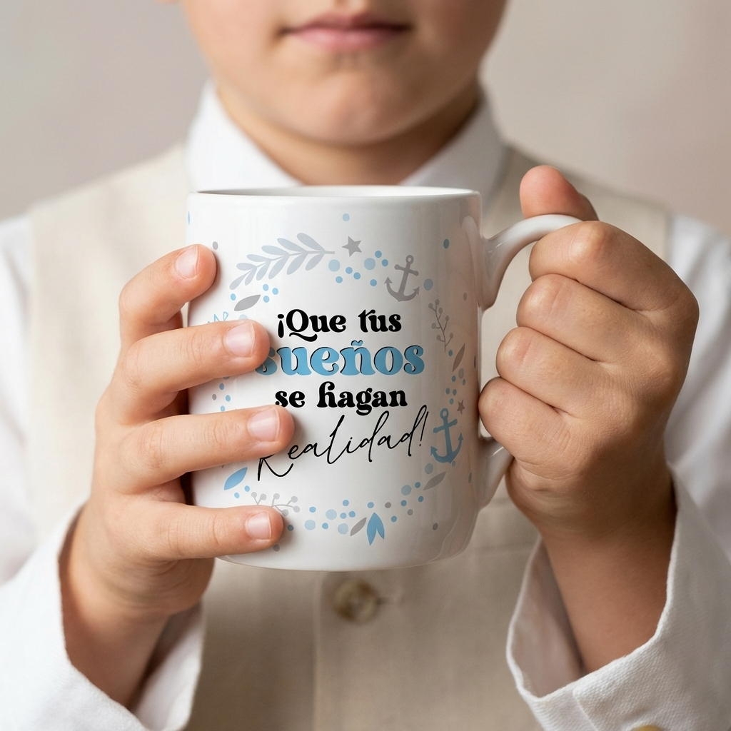 Taza 330ml con Piruleta – Especial Comunión | Lovely Story