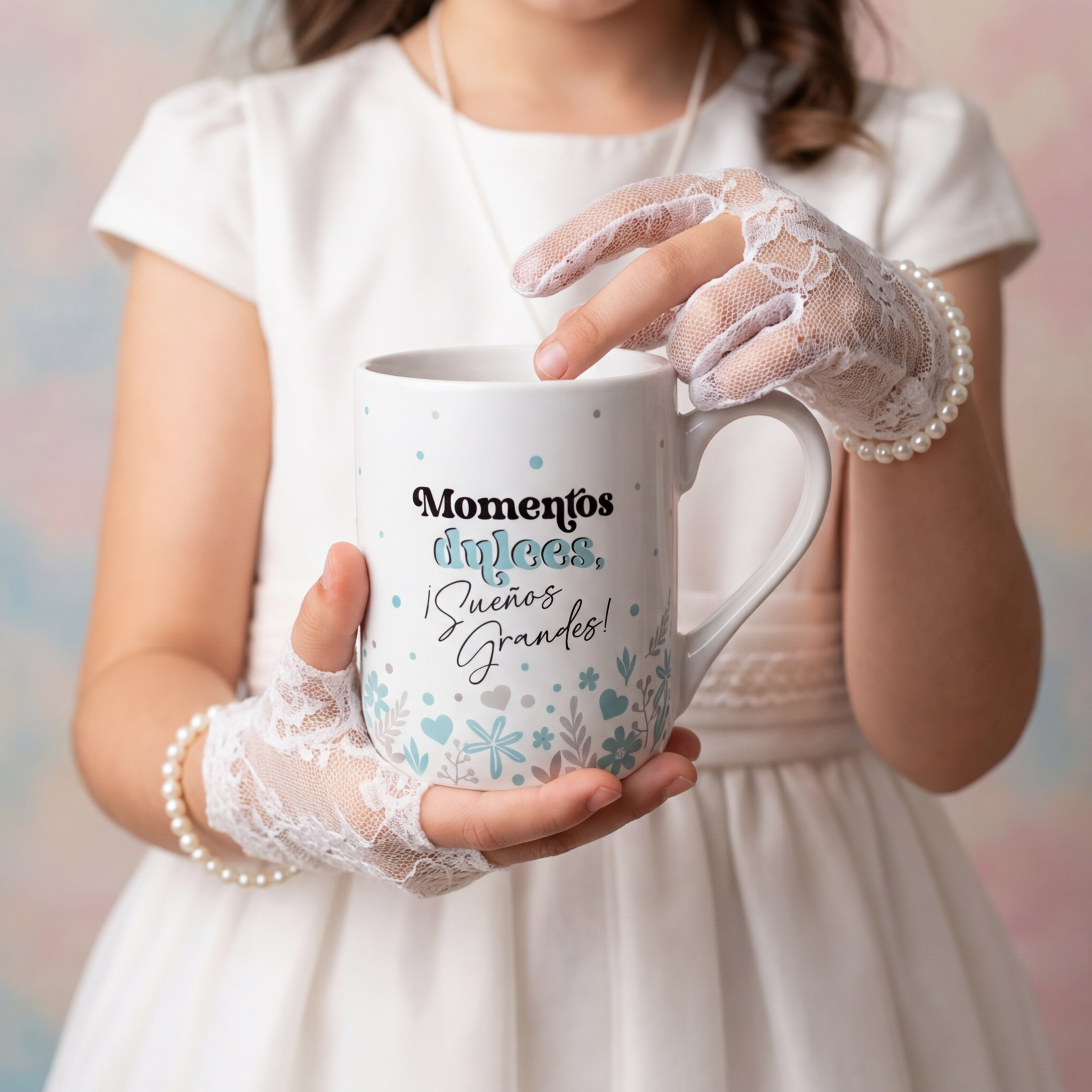 Taza 330ml con Piruleta – Especial Comunión | Lovely Story