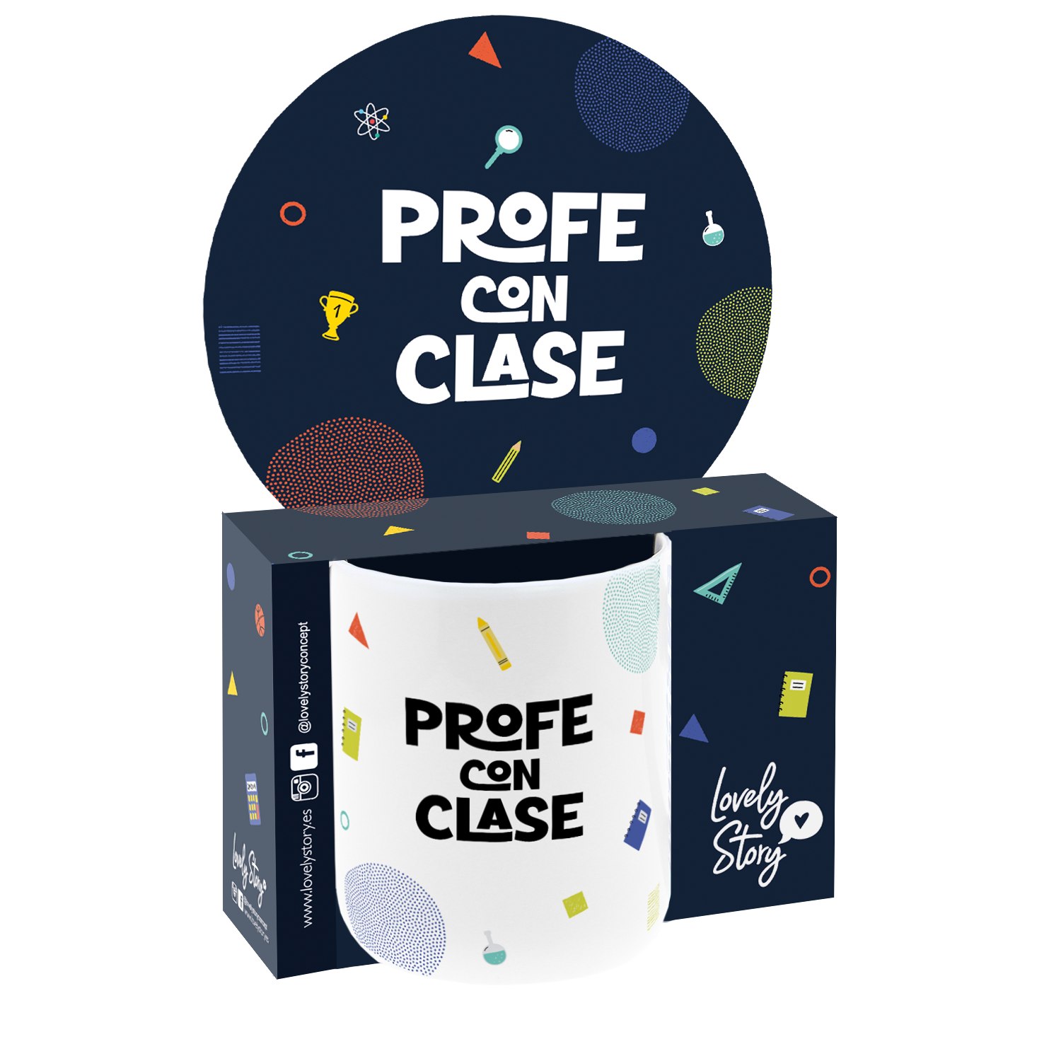 Taza de Cerámica – Profe | Lovely Story