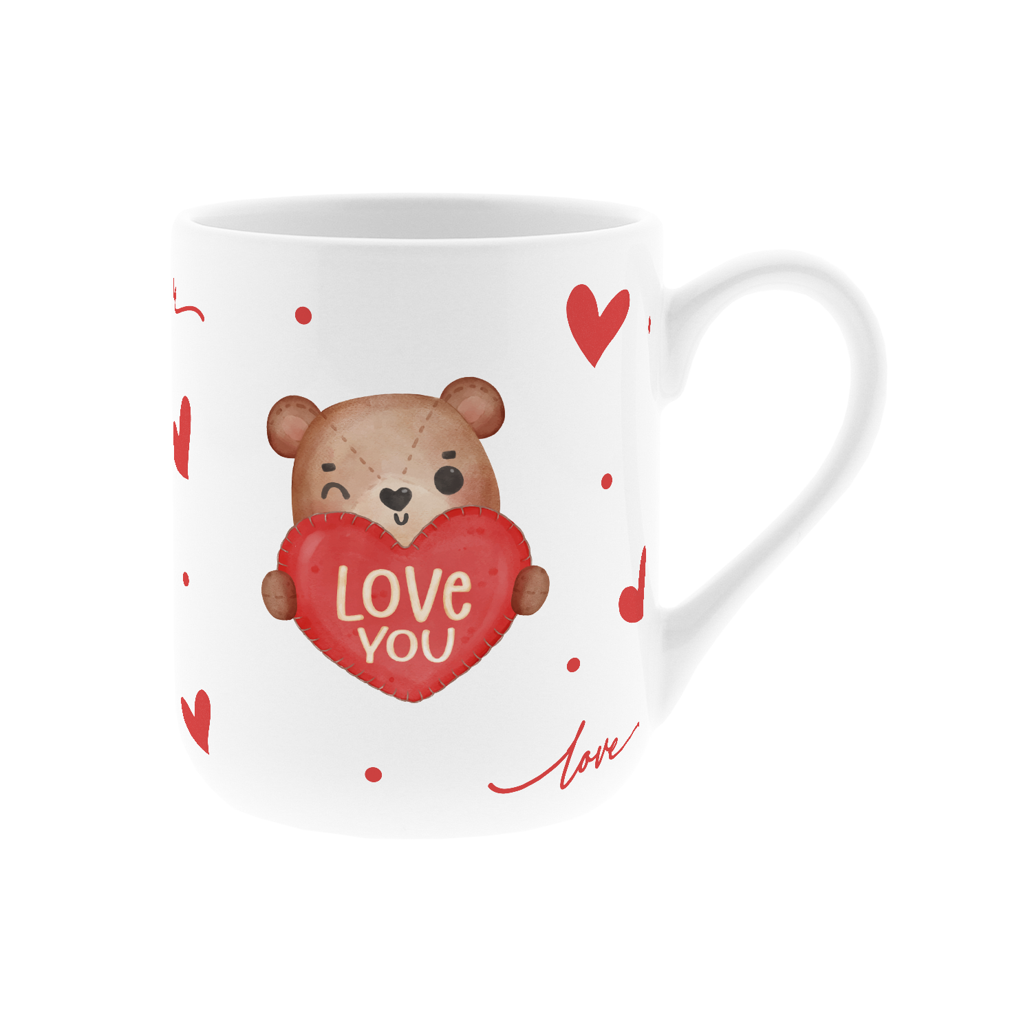 Taza 330ml con Piruleta - Lovely Bears
