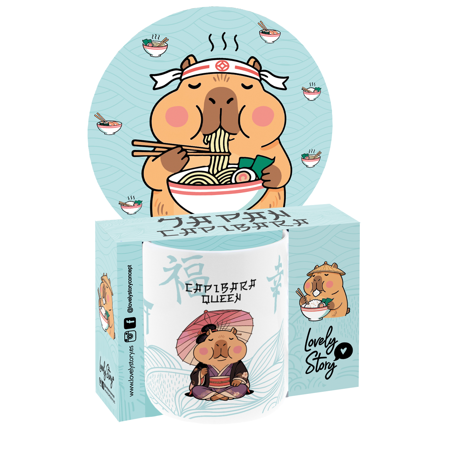 Taza de Cerámica – Capibara Time | Lovely Story