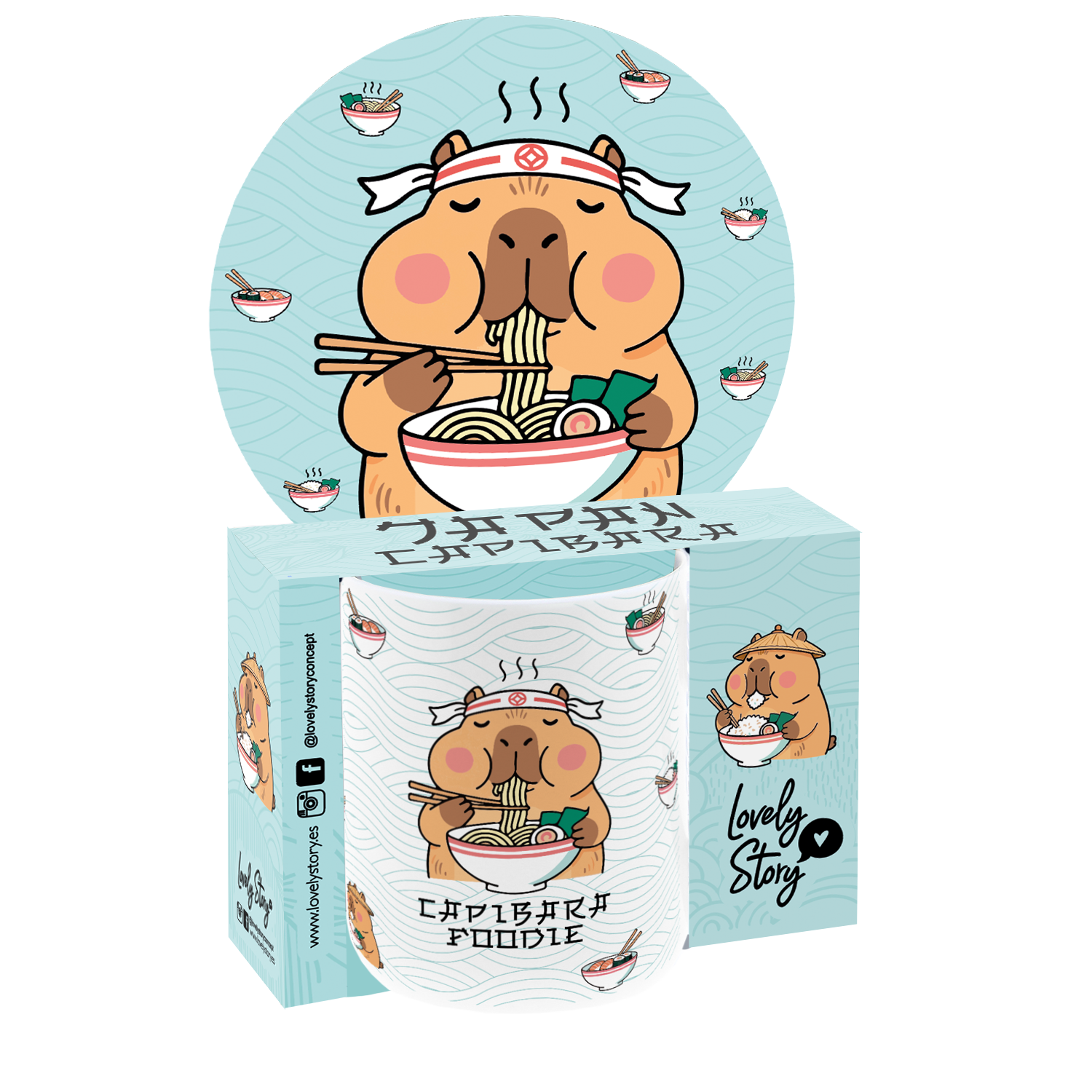 Taza de Cerámica – Capibara Time | Lovely Story